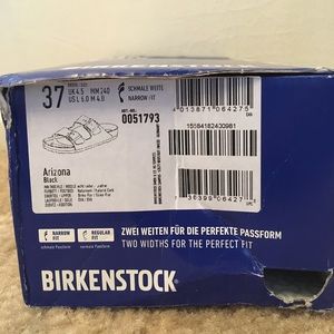 NWT Birkenstock W6 Black
